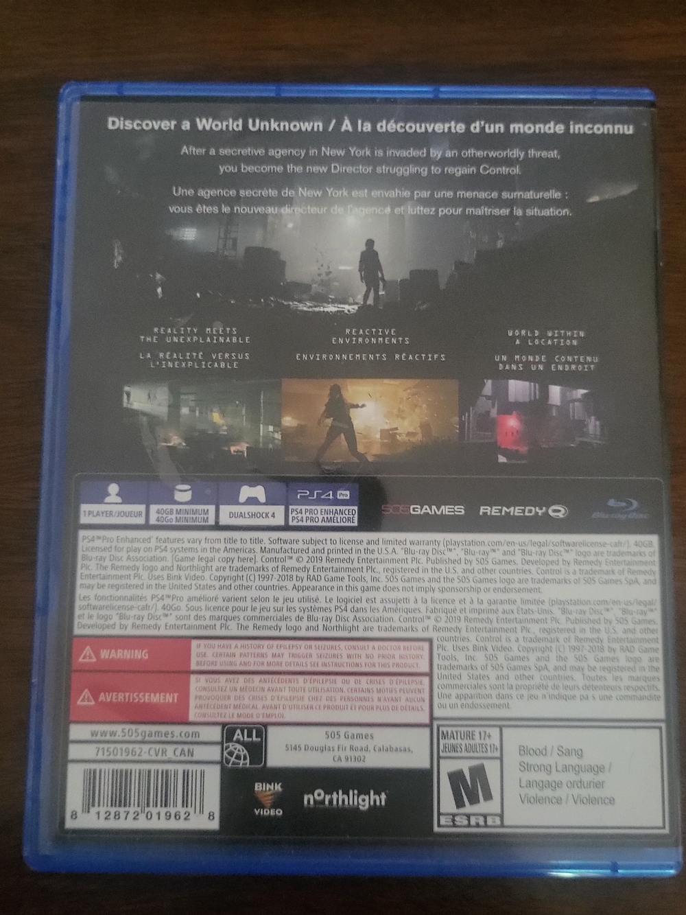 Control (PS4) Video Game - - Picture 3 of 3